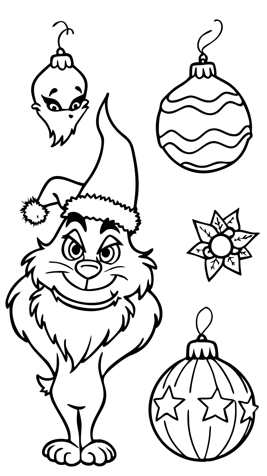 grinch printable coloring pages